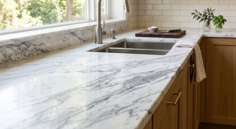 Marble Countertop Installation in Marin County, CA