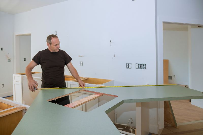 Local Poured Countertop Installation pros at work