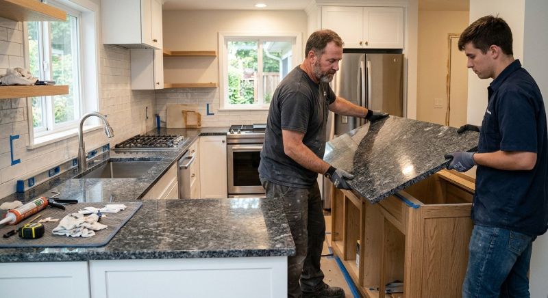 Granite Countertop Installation in Roseville, CA
