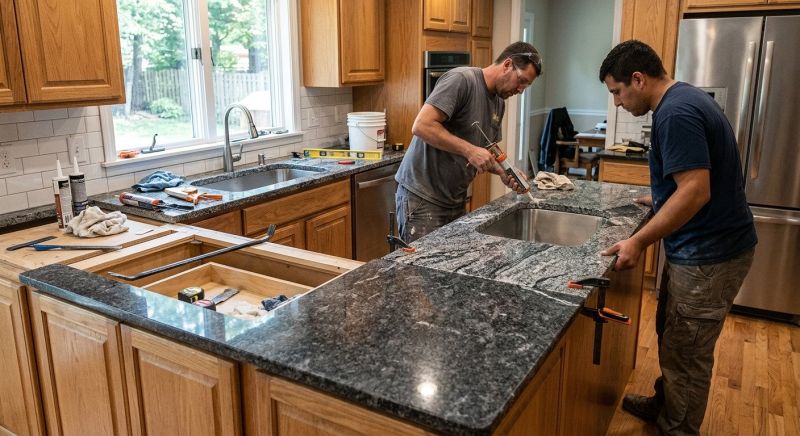 Granite Installation in Roseville, CA