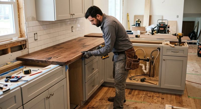Wood Countertop Replacement in Santa Rosa, CA